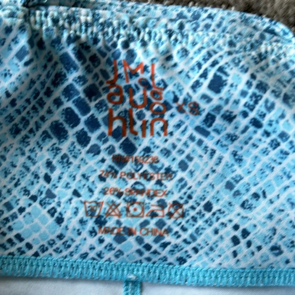 J. McLaughlin Blue Snakeskin Leggings - Picture 4 of 7